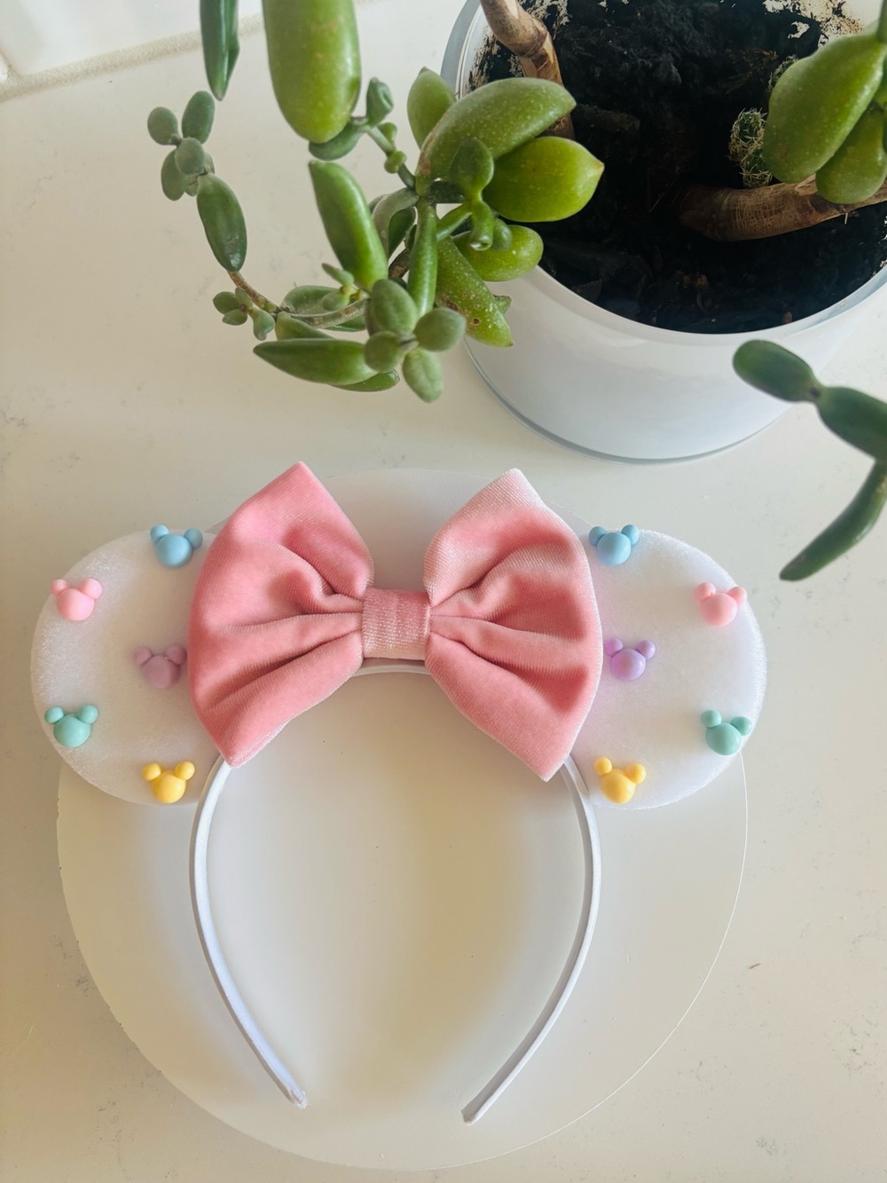Disney inspired Minnie Ears with mini Mickeys